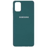 Чехол Silicone Cover Full Protective (AA) для Samsung Galaxy M51 Зелений (8208)