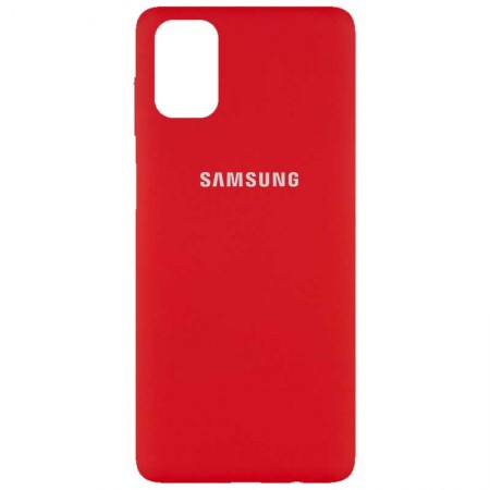 Чехол Silicone Cover Full Protective (AA) для Samsung Galaxy M51 Красный (17405)