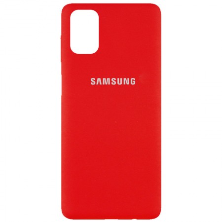 Чехол Silicone Cover Full Protective (AA) для Samsung Galaxy M51 Красный (8209)