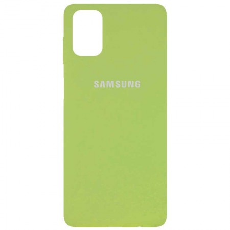 Чехол Silicone Cover Full Protective (AA) для Samsung Galaxy M51 Мятный (8211)