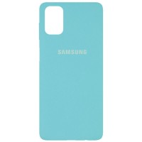 Чехол Silicone Cover Full Protective (AA) для Samsung Galaxy M51 Бірюзовий (8220)