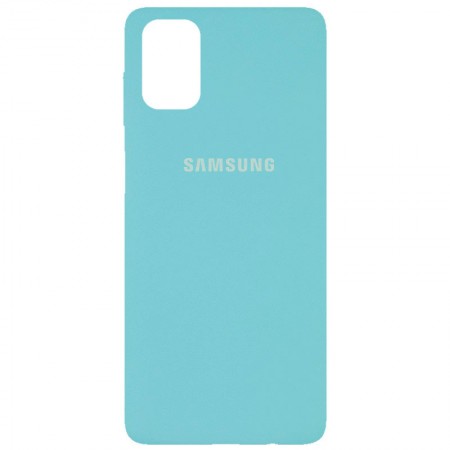 Чехол Silicone Cover Full Protective (AA) для Samsung Galaxy M51 Бирюзовый (8220)
