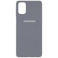 Чехол Silicone Cover Full Protective (AA) для Samsung Galaxy M51 Сірий (8204)