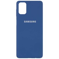 Чехол Silicone Cover Full Protective (AA) для Samsung Galaxy M51 Синий (8216)