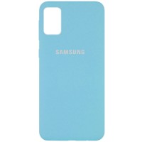 Чехол Silicone Cover Full Protective (AA) для Samsung Galaxy M51 Блакитний (17406)