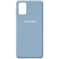 Чехол Silicone Cover Full Protective (AA) для Samsung Galaxy M51 Блакитний (8221)