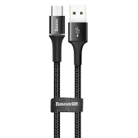 Дата кабель Baseus Halo Data Micro USB Cable 3A (1m) Чорний (14228)