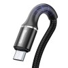 Дата кабель Baseus Halo Data Micro USB Cable 3A (1m) Чорний (14228)