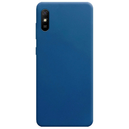 Силиконовый чехол Candy для Xiaomi Redmi 9A Синій (8235)