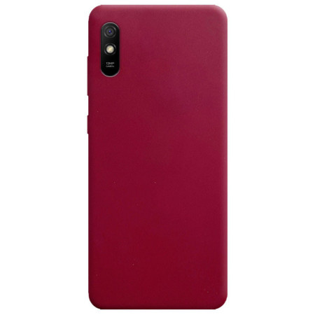 Силиконовый чехол Candy для Xiaomi Redmi 9A Червоний (8227)