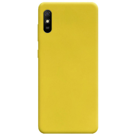 Силиконовый чехол Candy для Xiaomi Redmi 9A Жовтий (8230)