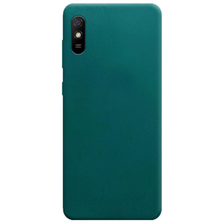 Силиконовый чехол Candy для Xiaomi Redmi 9A Зелений (8231)