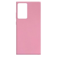 Силиконовый чехол Candy для Samsung Galaxy Note 20 Ultra Розовый (8289)