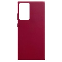 Силиконовый чехол Candy для Samsung Galaxy Note 20 Ultra Червоний (8297)