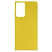 Силиконовый чехол Candy для Samsung Galaxy Note 20 Ultra Желтый (8300)