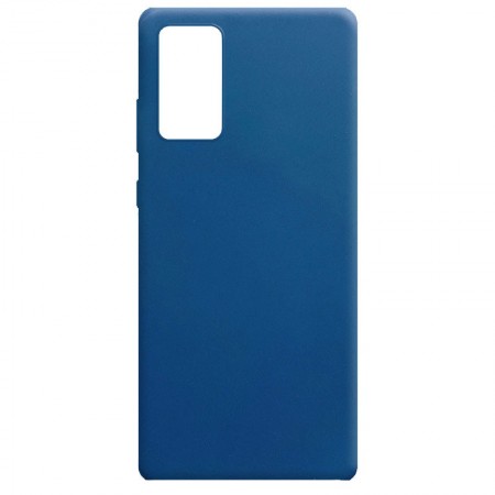 Силиконовый чехол Candy для Samsung Galaxy Note 20 Синій (8331)