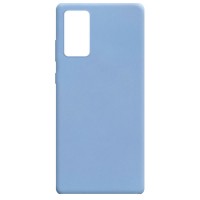 Силиконовый чехол Candy для Samsung Galaxy Note 20 Блакитний (8325)
