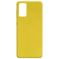 Силиконовый чехол Candy для Samsung Galaxy Note 20 Желтый (8326)