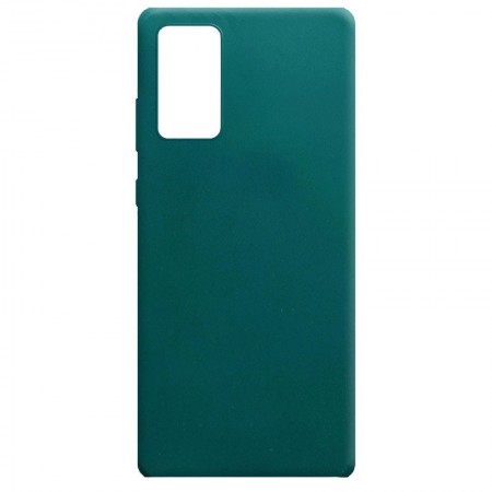 Силиконовый чехол Candy для Samsung Galaxy Note 20 Зелений (8327)