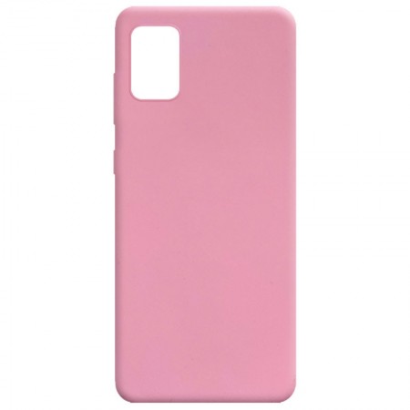Силиконовый чехол Candy для Samsung Galaxy A31 Рожевий (8335)