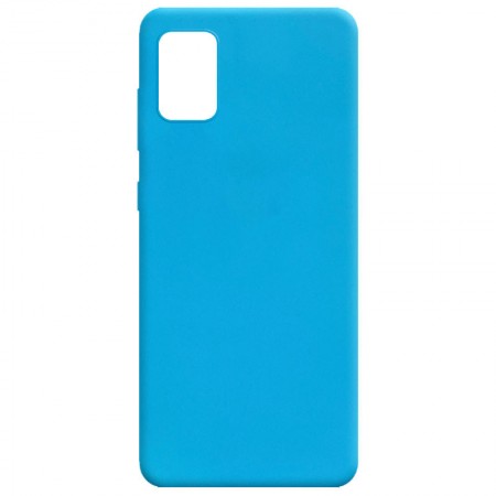 Силиконовый чехол Candy для Samsung Galaxy A31 Блакитний (8338)