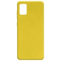 Силиконовый чехол Candy для Samsung Galaxy A31 Жовтий (12001)