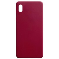 Силиконовый чехол Candy для Samsung Galaxy M01 Core / A01 Core Красный (8339)
