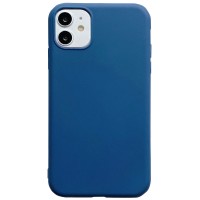 Силиконовый чехол Candy для Apple iPhone 11 (6.1'') Синий (8358)