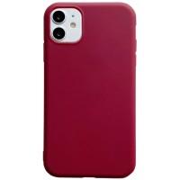 Силиконовый чехол Candy для Apple iPhone 11 (6.1'') Красный (8364)