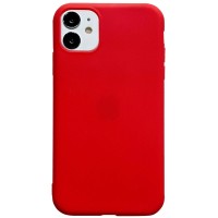 Силиконовый чехол Candy для Apple iPhone 11 (6.1'') Красный (8356)