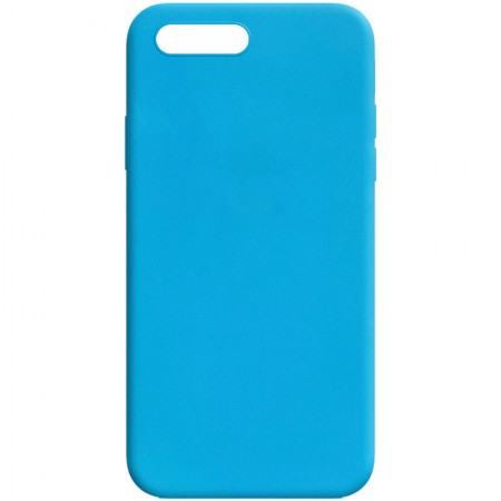 Силиконовый чехол Candy для Apple iPhone 7 plus / 8 plus (5.5'') Голубой (8408)