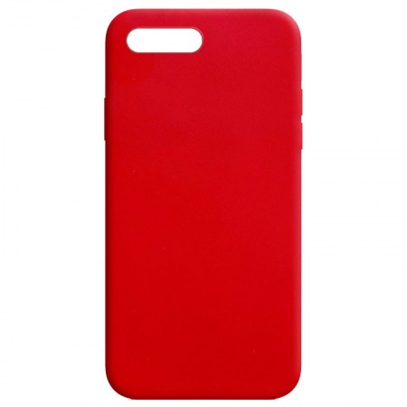 Силиконовый чехол Candy для Apple iPhone 7 plus / 8 plus (5.5'') Красный (8413)