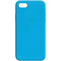 Силиконовый чехол Candy для Apple iPhone 7 / 8 / SE (2020) (4.7'') Блакитний (8403)