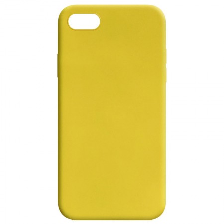 Силиконовый чехол Candy для Apple iPhone 7 / 8 / SE (2020) (4.7'') Желтый (8405)