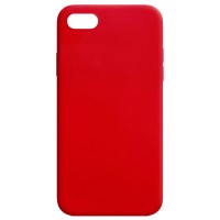 Силиконовый чехол Candy для Apple iPhone 7 / 8 / SE (2020) (4.7'') Красный (14802)