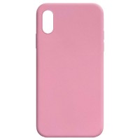 Силиконовый чехол Candy для Apple iPhone XR (6.1'') Рожевий (8428)