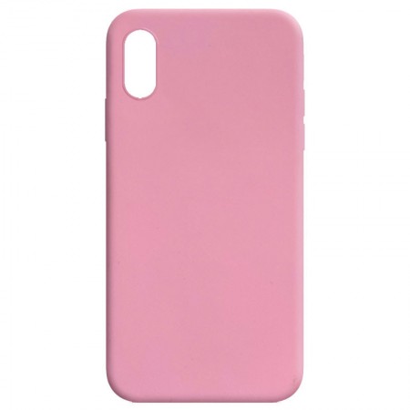 Силиконовый чехол Candy для Apple iPhone XR (6.1'') Розовый (8428)