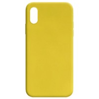 Силиконовый чехол Candy для Apple iPhone XR (6.1'') Жовтий (8424)