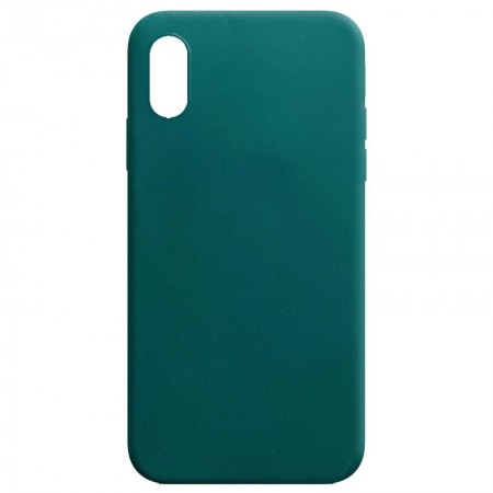 Силиконовый чехол Candy для Apple iPhone XR (6.1'') Зелёный (8425)