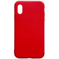 Силиконовый чехол Candy для Apple iPhone XR (6.1'') Красный (8427)
