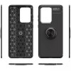 TPU чехол Deen ColorRing под магнитный держатель (opp) для Samsung Galaxy S20 Ultra Чорний (8448)