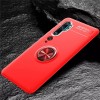 TPU чехол Deen ColorRing под магнитный держатель (opp) для Xiaomi Mi Note 10 /Note 10 Pro/Mi CC9 Pro Красный (8453)