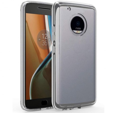 TPU чехол Epic Transparent 1,0mm для Motorola Moto G5 Plus Белый (8476)