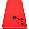 Пластиковая накладка GKK LikGus 360 градусов (opp) для Samsung Galaxy A21s Красный (8479)
