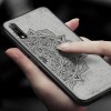 TPU+Textile чехол Mandala с 3D тиснением для Huawei Honor 9X (China) Сірий (8484)