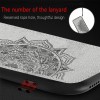 TPU+Textile чехол Mandala с 3D тиснением для Huawei Honor 9X (China) Сірий (8484)