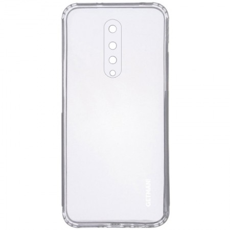 TPU чехол GETMAN Clear 1,0 mm для OnePlus 8 Прозрачный (8488)