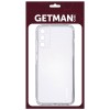 TPU чехол GETMAN Clear 1,0 mm для Samsung Galaxy Note 20 Прозорий (8491)
