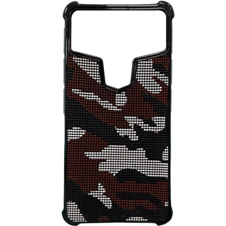 Универсальный TPU чехол Камуфляж с усиленными углами 4.7-5 Коричневий (14265)