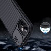 Карбоновая накладка Nillkin Camshield (шторка на камеру) для Apple iPhone 12 mini (5.4'') Черный (12626)